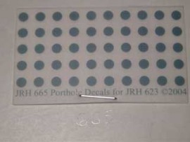 JRH665 Porthole decals for 623 1/96 Image